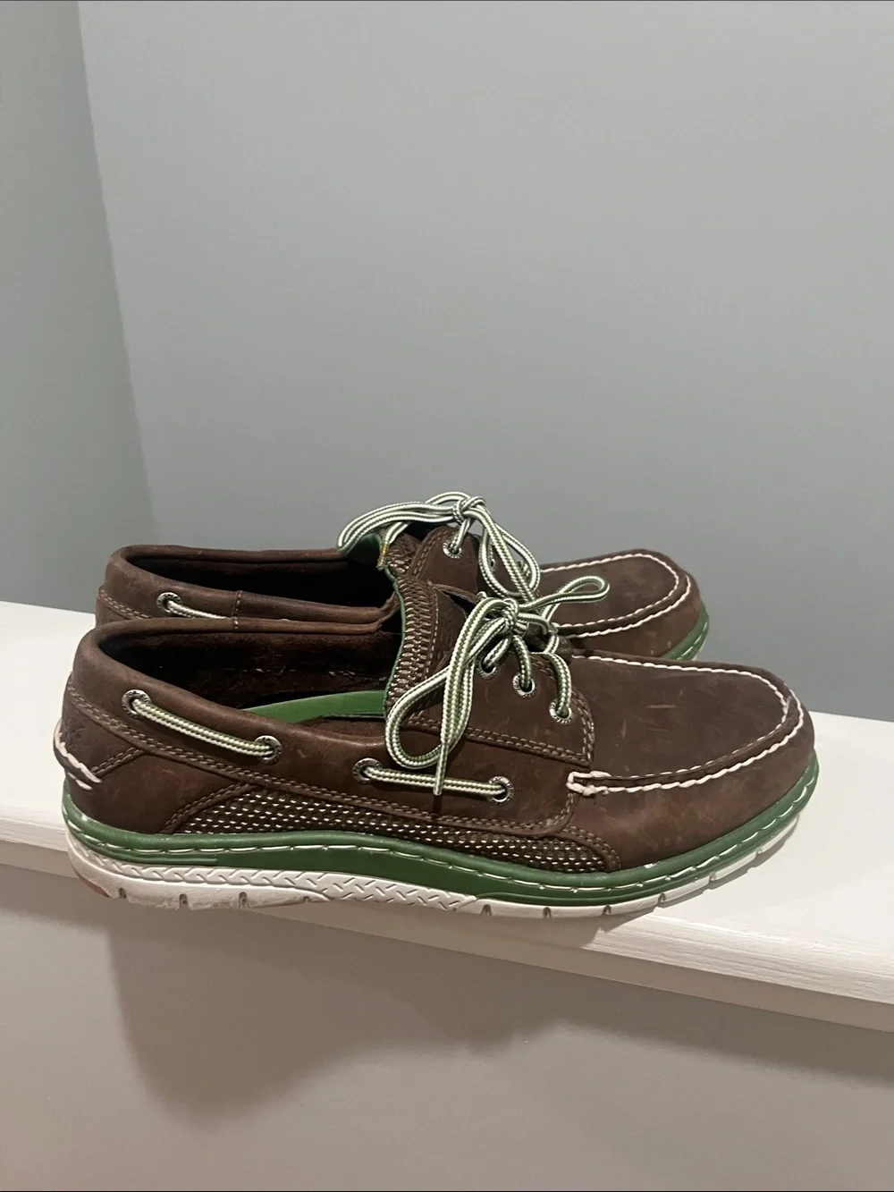 Sperry brown leather